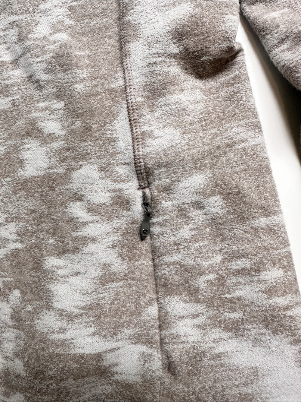 Lululemon Its Rulu Run Half-Zip Data Rush Mini Jacquard White Opal Rover 8 - Picture 6 of 12